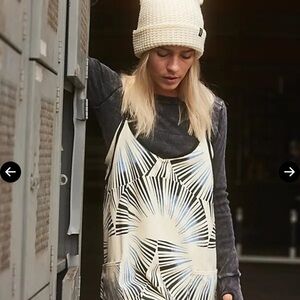 NWT Free People Hot Shot Mini Printed Dress Sunrise Geo Multiple Sizes S